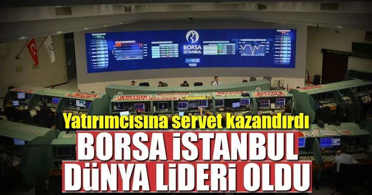 Borsa İstanbul ilk yarıyı lider bitiriyor