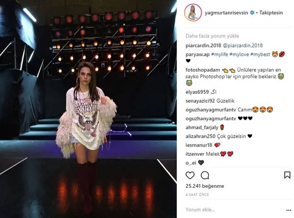 Ünlülerin Instagram paylaşımları (31.03.2018)