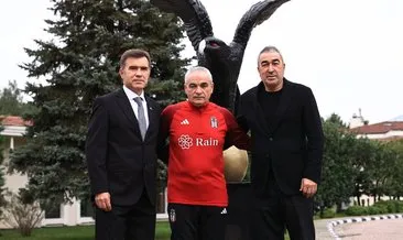 Feyyaz Uçar ile Samet Aybaba, Beşiktaş Futbol Takımı’nı ziyaret etti