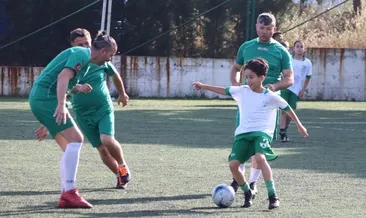 Baba-oğul maçında kazanan sevgi oldu