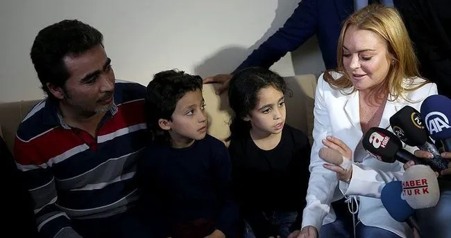 Lohan’dan Suriyeli aileye ikinci ziyaret