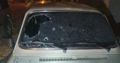 Şanlıurfa’da park halindeki aracı silahlı saldırı #sanliurfa