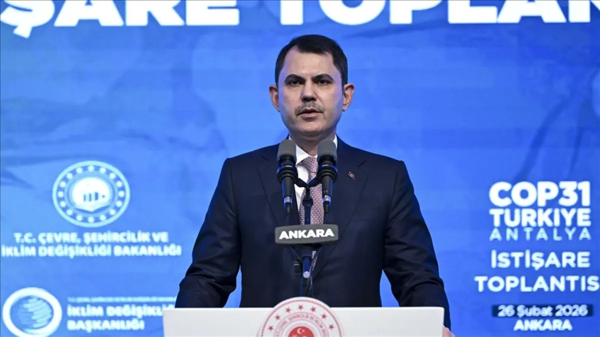 COP31 Başkanı Murat Kurum Türkiye’nin önceliklerini açıklayacak COP31 Başkanı Murat Kurum Türkiye’nin önceliklerini açıklayacak