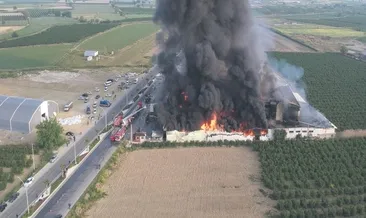 Tekstil fabrikası 6.5 saatte kül oldu