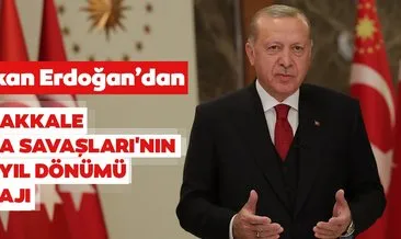 Başkan Erdoğan, Çanakkale Kara Savaşları’nın 105. yıl dönümü nedeniyle mesaj yayımladı