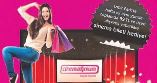 İzmir Park’ta ücretsiz sinema bileti fırsatı