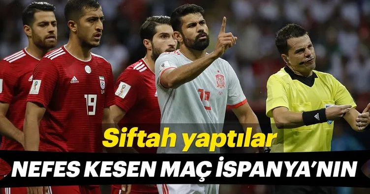 İspanya Dünya Kupası’nda İran’ı tek golle geçti