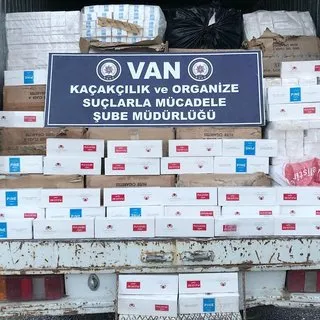 Van’da 39 bin 700 paket kaçak sigara ele geçirildi