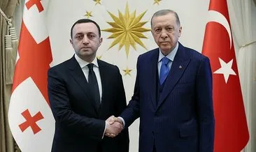 Son dakika: Başkan Erdoğan, Gürcistan Başbakanı İrakli Garibaşvili’yi kabul etti