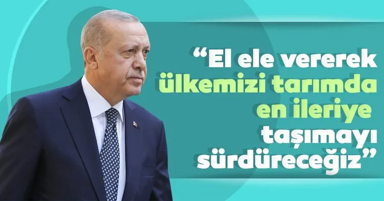 Son dakika: Başkan Erdoğan’dan Dünya Çiftçiler Günü mesajı!