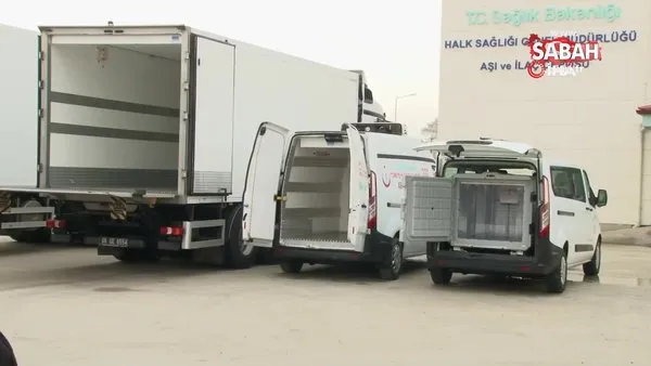 İşte Çin'de Sinovac tarafından üretilen koronavirüs aşılarını taşıyacak kamyonlar | Video