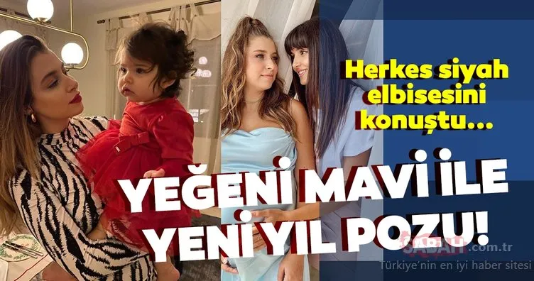 Güzel oyuncu Hande Erçel yeni yılı ablası Gamze Erçel’in evinde karşıladı! Hande Erçel’in yırtmaçlı mini elbisesi sosyal medyayı salladı