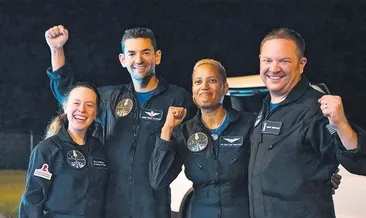 ‘Uzay Turistleri’ Dünya’ya döndü