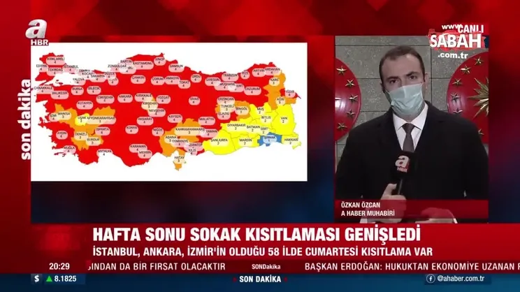 SON DAKİKA: Hafta sonu sokak kısıtlaması genişledi | Video
