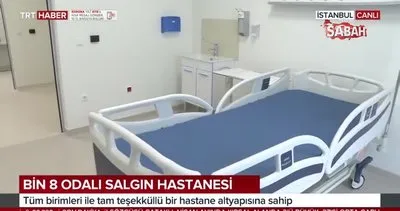 Atatürk Havalimanı’nda yapılan pandemi hastanesinin içi ilk kez görüntülendi | Video