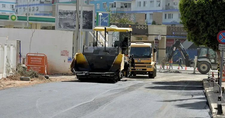 Muratpaşa Yenigün’de caddeler yenileniyor