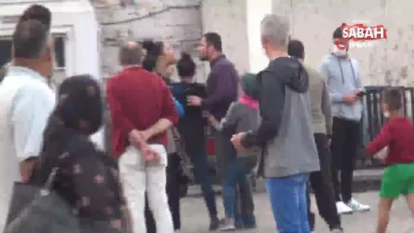 Taksim’de çaycıların kavgası kamerada | Video