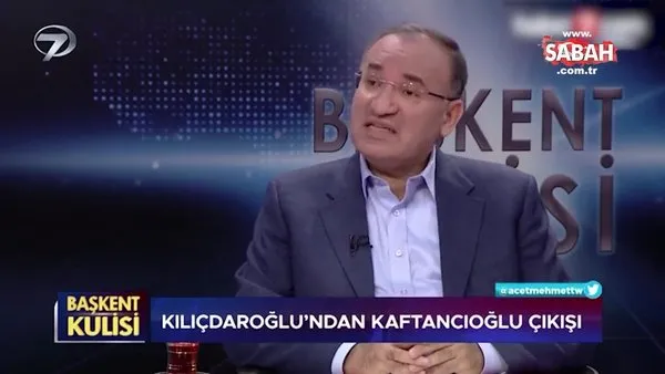 Bakan Bozdağ'dan Kılıçdaroğlu'na Kaftancıoğlu tepkisi: 