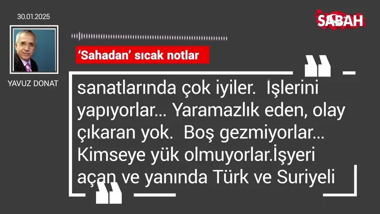 Yavuz Donat | ‘Sahadan’ sıcak notlar