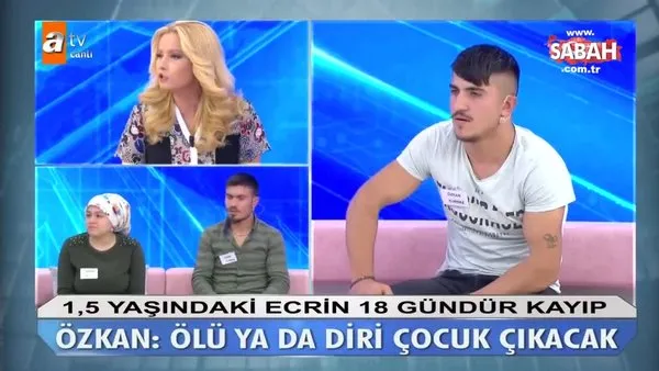 Müge Anlı'da kayıp Ecrin olayında üvey amca Özkan Kurnaz'dan canlı yayında şoke eden 'Diyelim ki Ecrin'i gömdüm' açıklaması!