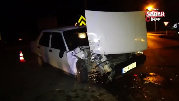 Konya'da zincirleme kazada 3 kişi yaralandı | Video