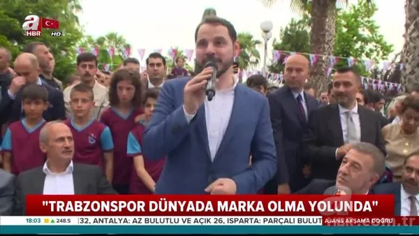 Bakan Albayrak Trabzonspor'un bayramlaşma töreninde