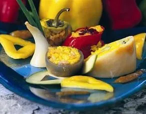 Paella Suttuffed Paella dolmasıKüba Mutfağı