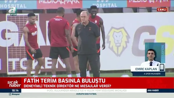 Fatih Terim basın mensuplarıyla buluştu! Önemli açıklamalar...