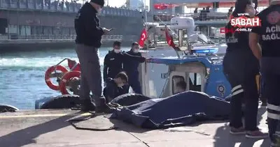 İstanbul Karaköy’de denizden ceset çıkarıldı | Video