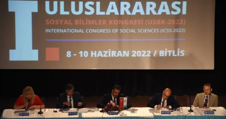 Bitlis’te 1. Uluslararası Sosyal Bilimler Kongresi başladı
