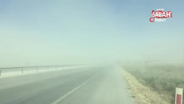 Konya Da Kum Firtinasi Zincirleme Kazaya Yol Acti Video Videosunu Izle Son Dakika Haberleri