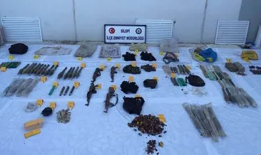 Silopi’de terör örgütü PKK’nın gömülü mühimmatları bulundu