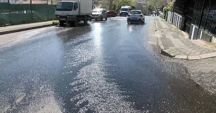 İSKİ seyrediyor su boşa akıyor