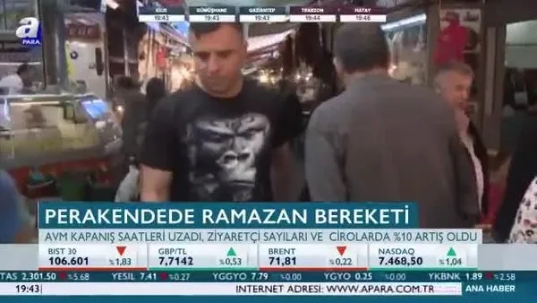 Perakendede Ramazan bereketi