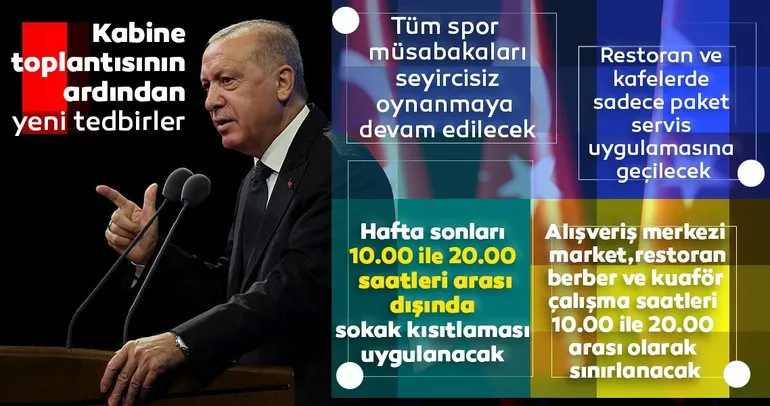 SON DAKİKA HABERİ: Başkan Erdoğan açıkladı! Sokağa çıkma kısıtlamasının detayları belli oldu!