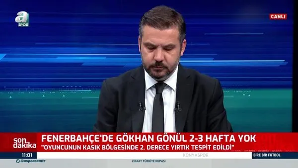 Fenerbahçeli Gökhan Gönül Beşiktaş maçına yetişecek mi? Canlı yayında açıkladı!