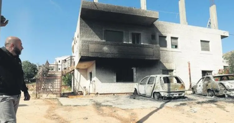 Yerleşimci teröristler evleri yaktı