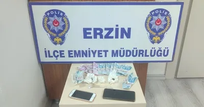 Durdurulan araçtan uyuşturucu çıktı