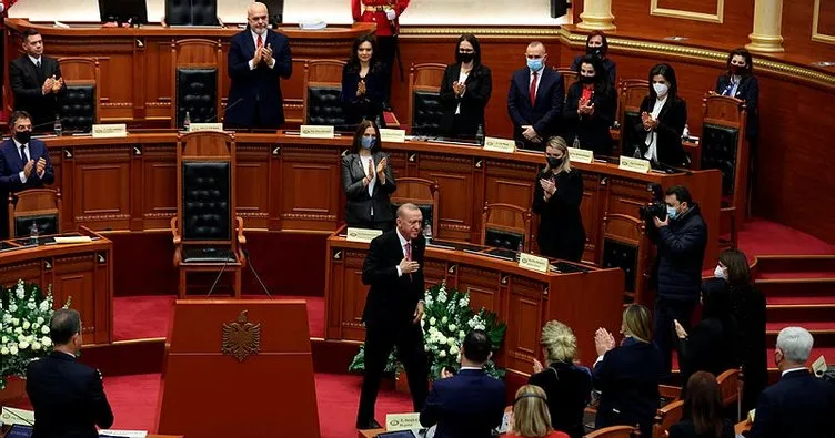 Başkan Erdoğan’dan Arnavutluk Meclisi’nde iş birliği mesajı: