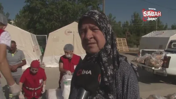 Denizli'de depremin ardından vatandaşlar geceyi çadırlarda geçirdi