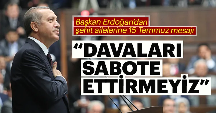 Davaları sabote ettirmeyiz