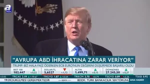 Trump: Fed’in tek yaptığı oturmak!