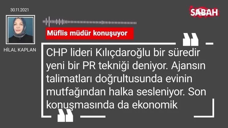 Hilal Kaplan | Müflis müdür konuşuyor