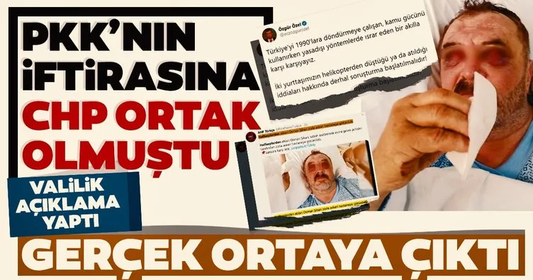 SON DAKİKA: PKK’nın iftirasına CHP ortak olmuştu! Gerçek Valilik açıklaması ile ortaya çıktı...