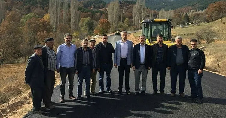 Simav’ın Samat köyü asfalt yola kavuştu
