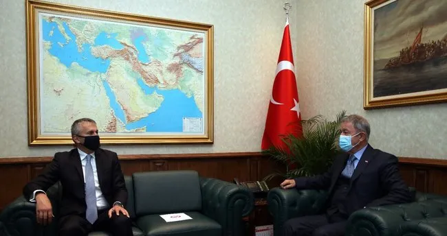 Millî Savunma Bakanı Hulusi Akar, Şopanda’yı kabul etti