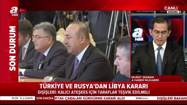 Son dakika: Türkiye’den Rusya ile Libya görüşmeleriyle ilgili flaş açıklama | Video