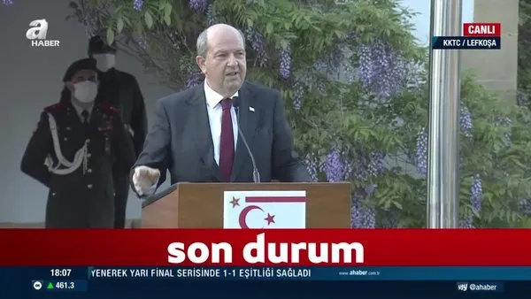 Son dakika: Dışişleri Bakanı Mevlüt Çavuşoğlu ve Ersin Tatar'dan Yunan Bakan'a tepki: Çizmeyi aşmıştır | Video
