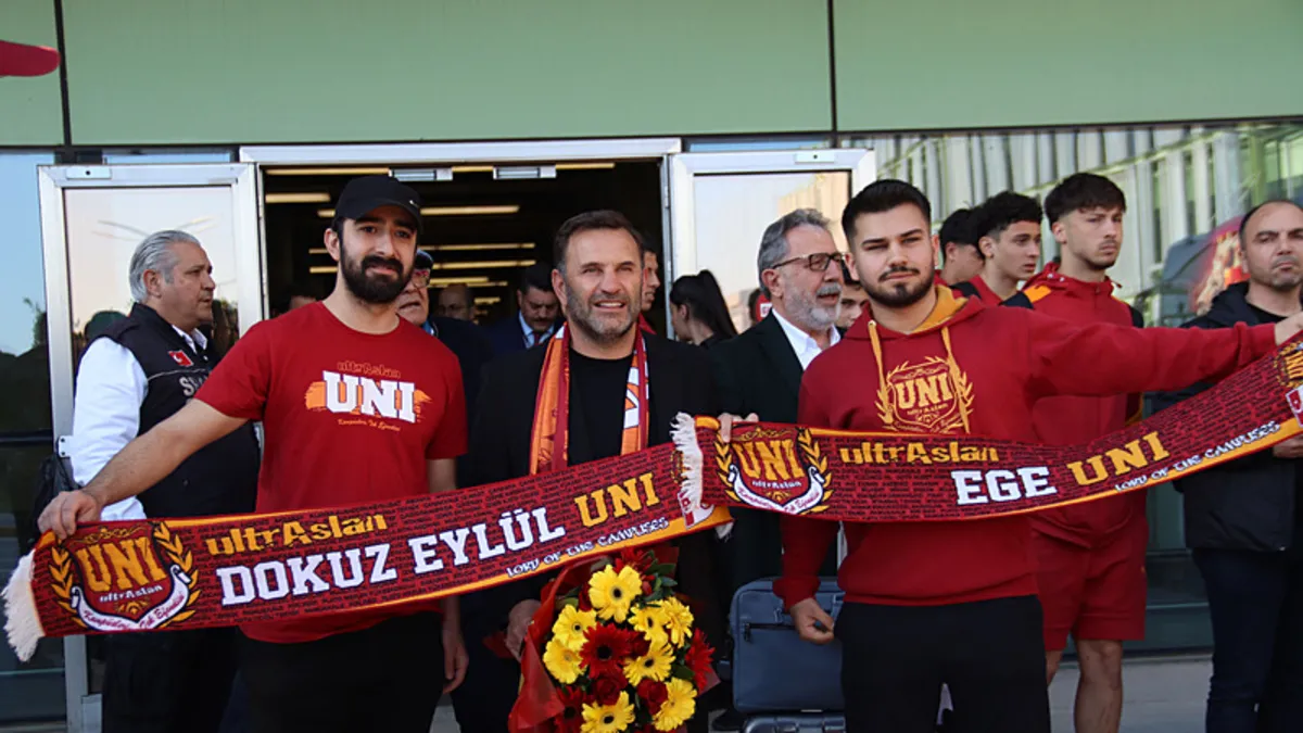 Galatasaray kafilesi, İzmir’e geldi – Son Dakika Spor Haberleri