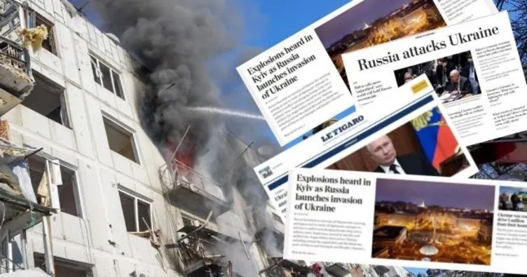 Dünya basını: Rusya işgali başlattı